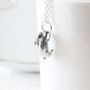 Silver Plated Rabbit Necklace, thumbnail 1 of 8