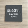 Stylish Square House Sign Number, thumbnail 4 of 10