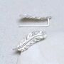 Sterling Silver Feather Ear Climbers, thumbnail 8 of 9