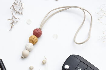 Car Lava Rock Oil Diffuser Car Air Freshener, 11 of 11
