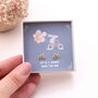 'Life Is A Journey' Bicycle Earrings, thumbnail 1 of 6