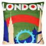 London Needlepoint Cushion, thumbnail 1 of 3
