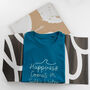 Organic Cotton 'Happiness Comes In Salty Water' T Shirt, thumbnail 2 of 6