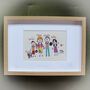 Personalised Family Picture Portrait Embroidery, thumbnail 5 of 12