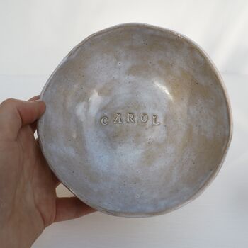 Handmade Personalised Everyday Ceramic Bowl, 3 of 5
