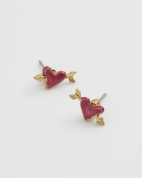 Lovestruck Heart Earrings, 4 of 7