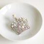 Vintage Style Pearl Crown Brooch, thumbnail 11 of 11