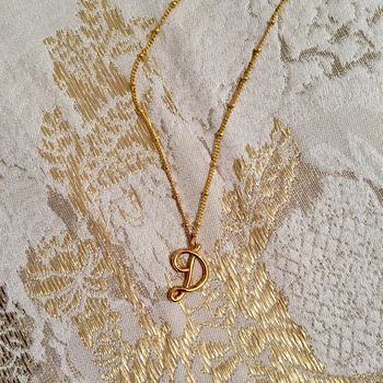 9ct Solid Gold Initial Pendant, 5 of 12