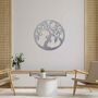 Round Wooden Tree Of Life Home Room Wall Art, thumbnail 1 of 12