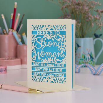 Papercut 'Strong Women' Card, 2 of 5