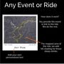 Any Ride Personalised Cycling Route Map Strava, Gpx, thumbnail 2 of 6