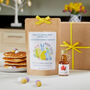 Personalised Mini Egg Easter Pancake And Maple Syrup Easter Gift Set, thumbnail 1 of 5