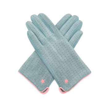 Pastel Suede Gloves, 6 of 9