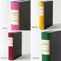 Personalised Modern Book Box File And Ring Binders, thumbnail 3 of 11