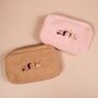 Dachshund Embroidered Make Up And Cosmetics Bag, thumbnail 1 of 3