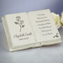 Personalised Rose Memorial Book, thumbnail 3 of 4