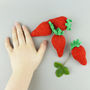 Strawberry Crocheted Toy, thumbnail 3 of 9