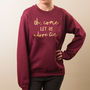 'Oh, Come Let Us Adore Gin' Women's Christmas Jumper, thumbnail 1 of 2