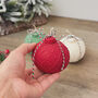 Bead Christmas Bauble Candle Festive Bauble Decoration, thumbnail 7 of 10