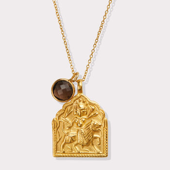 Warrior Goddess Gold Vermeil Necklace, 4 of 7