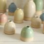Handmade Stone Mini Ceramic Bud Vase, thumbnail 2 of 12
