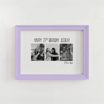 Personalised Best Friend Birthday Photo Print, 4 of 6
