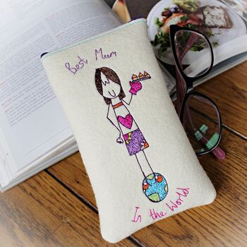 Best Mum In The World Glasses Case, Personalised, 3 of 10