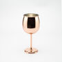 Handcrafted Copper Wine Goblet, thumbnail 2 of 4