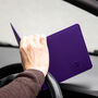 Eco Friendly Disabled Blue Badge Parking Permit Wallet Made From Recycled Bottles In Purple, thumbnail 4 of 11