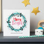 Personalised Merry And Bright Christmas Cards, thumbnail 2 of 2