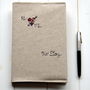'Our Story' Personalised Linen Notebook, thumbnail 4 of 10