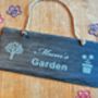 Personalised Garden Slate Sign, thumbnail 2 of 5