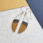 Curve Geometric Silver Necklace, thumbnail 6 of 7