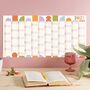 2025 Year Wall Planner | Geometric Citrus Splash, thumbnail 1 of 6