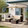 Rattan Patio Furniture Set With Sofa And Table, thumbnail 2 of 9