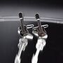 Guitar Silver Cufflinks Gift For Musicians 316 L Stainless Steel Rock Accessory, thumbnail 1 of 5