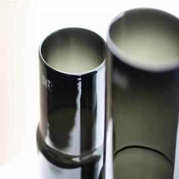 Glass Vase Fenn Smoke, 3 of 4