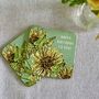 Sunflower Birthday Coaster, thumbnail 1 of 4