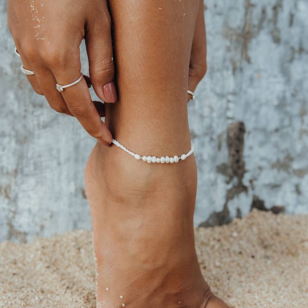 Lahaina Pearl Anklet, 1 of 12