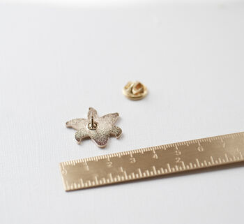 White Lily Memorial Enamel Pin, 7 of 10