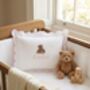 Personalised Teddy Bear Name Baby Pillowcase, thumbnail 2 of 4