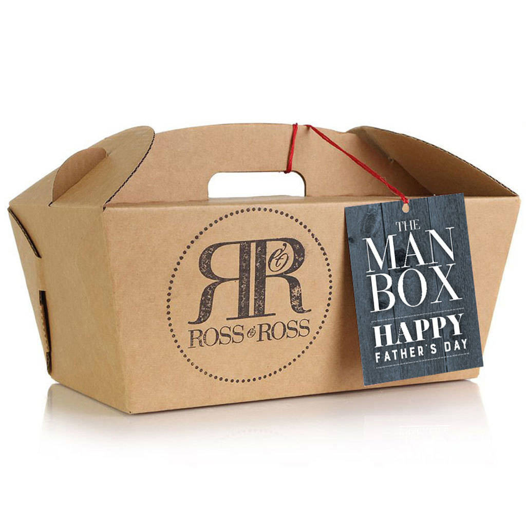 Fathers Day Man Box By Ross And Ross Ts