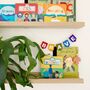 Muted Rainbow Personalised Bunting Name Garland, thumbnail 4 of 10