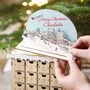 Personalised Wooden Market Cutout Advent Calendar, thumbnail 7 of 9