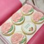 Personalised Mother’s Day Peony Biscuit Gift Box, thumbnail 2 of 7