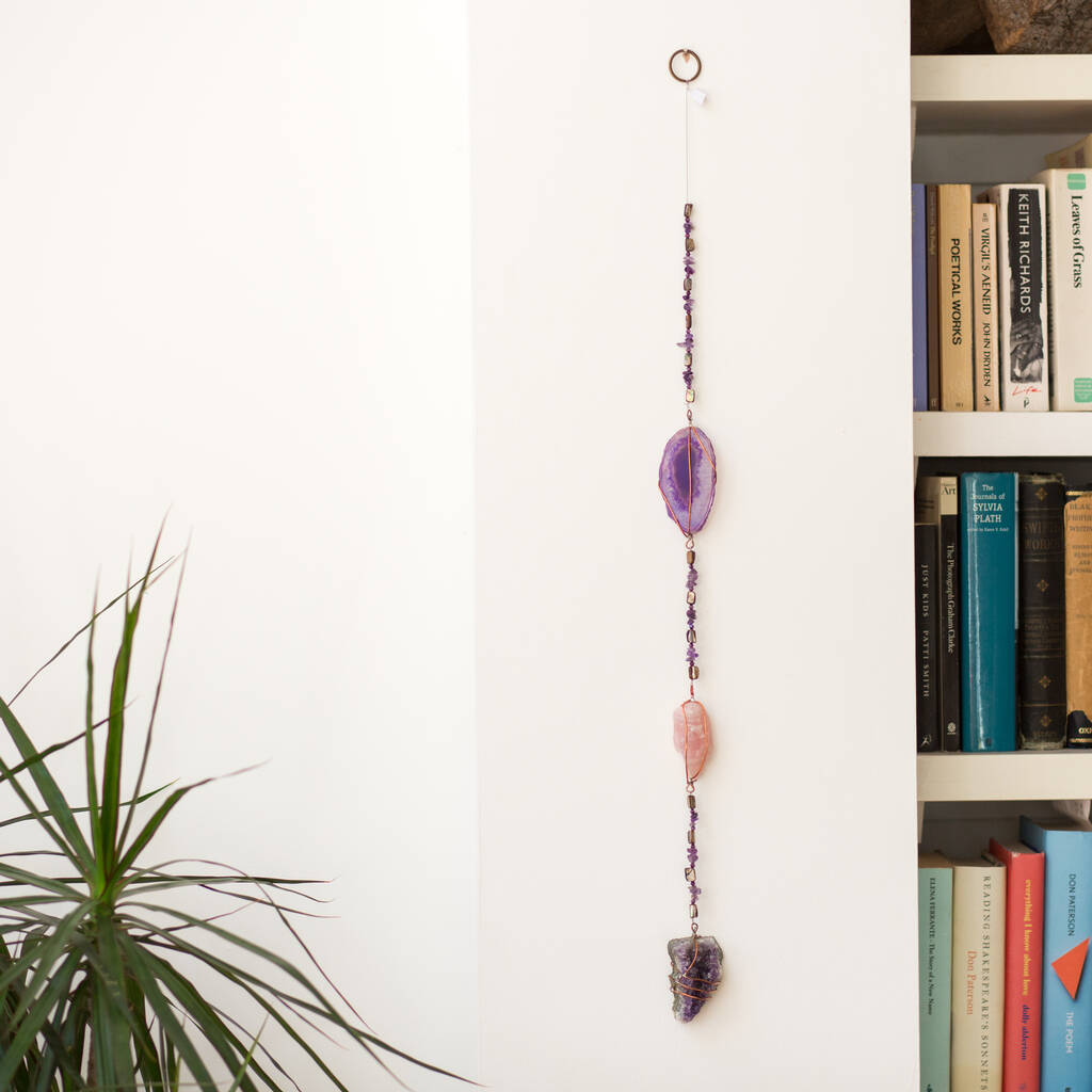Handmade Quartz And Agate Crystal Mobile, 1 of 12