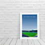 Sheffield Wednesday 'Hillsborough' Stadium Print Poster, thumbnail 2 of 2