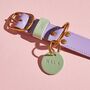Personalised Leather Pet Name Tag, thumbnail 2 of 5