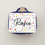Personalised Kids Fun Polka Dot Insulated Lunch Bag, thumbnail 12 of 12