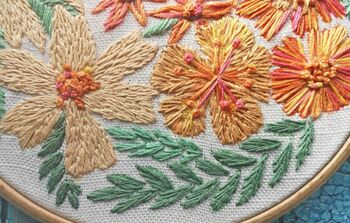 Daisies Embroidery Kit, 8 of 8